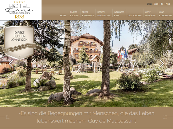 hotel luna mondschein ortisei val gardena